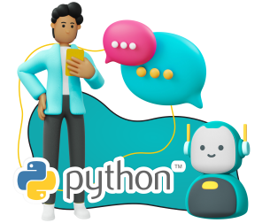 Интелигентен чатбот в Python - Школа программирования для детей, компьютерные курсы для школьников, начинающих и подростков - KIBERone г. Пловдив